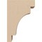 Ekena Millwork 2"W x 4"D x 6"H Classic Mediterranean Rough Cedar Woodgrain TimberThane Corbel, Primed Tan CORUR02X04X06MEDRCPR - alternate 5